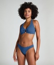 Slip de Bikini Rio Scallop - Bleu