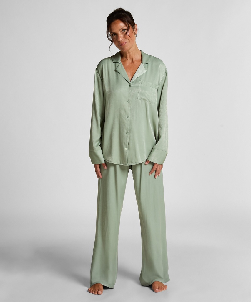Pantalon Satin - Vert menthe