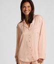 Veste à manches longues Satin Ayla - Orange