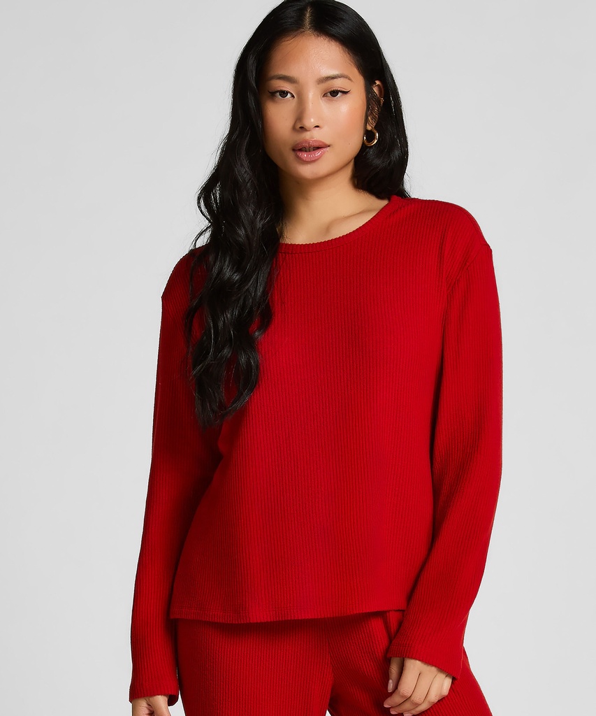 Haut de pyjama Jersey - Rouge