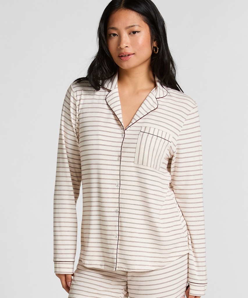 Veste à manches longues en jersey Essential - Ivoire