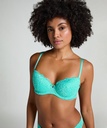 Soutien-gorge à armatures préformé Marine - Vert