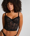 Soutien-gorge à armatures non rembourré longline Darcy - Noir