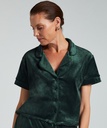 Veste en Velours - Vert forêt