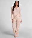 Pantalon Flower Linen - Rose