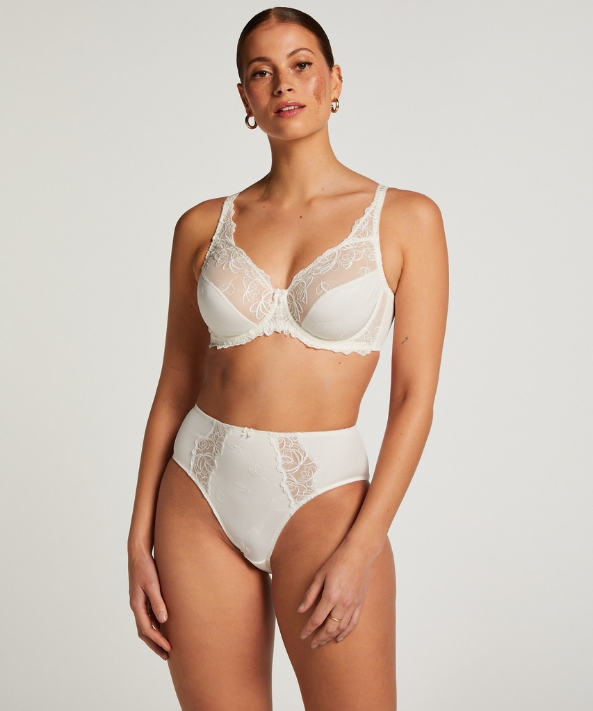 Slip taille haute Diva - Blanc