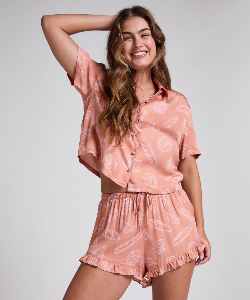 Short de pyjama - Beige