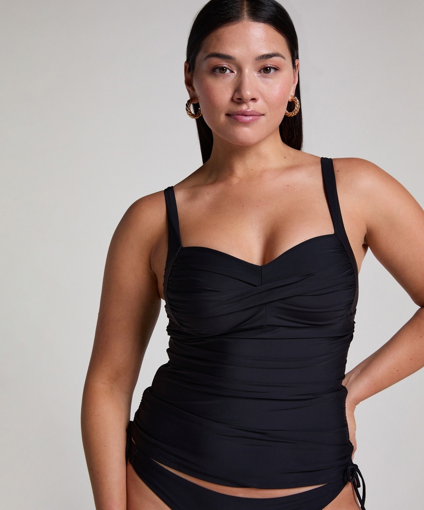 Tankini galbant Luna - Noir