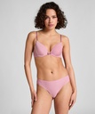 Slip brésilien iInvisible Lace Back - Lilas