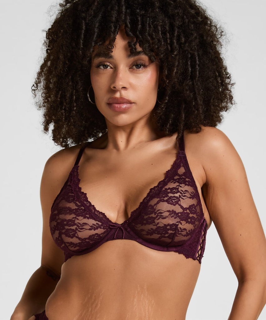 Soutien-Gorge à Armatures Sans Rembourrage Aveline - Violet