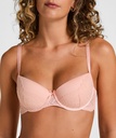 Soutien-gorge à armatures préformé Isadora - Rose
