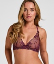 Soutien-gorge à armatures non rembourré longline Peonie - Violet