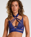 Soutien-gorge à armatures non rembourré longline Emmeline - Bleu