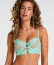 Soutien-gorge à armatures non rembourré longline Nienke - Vert