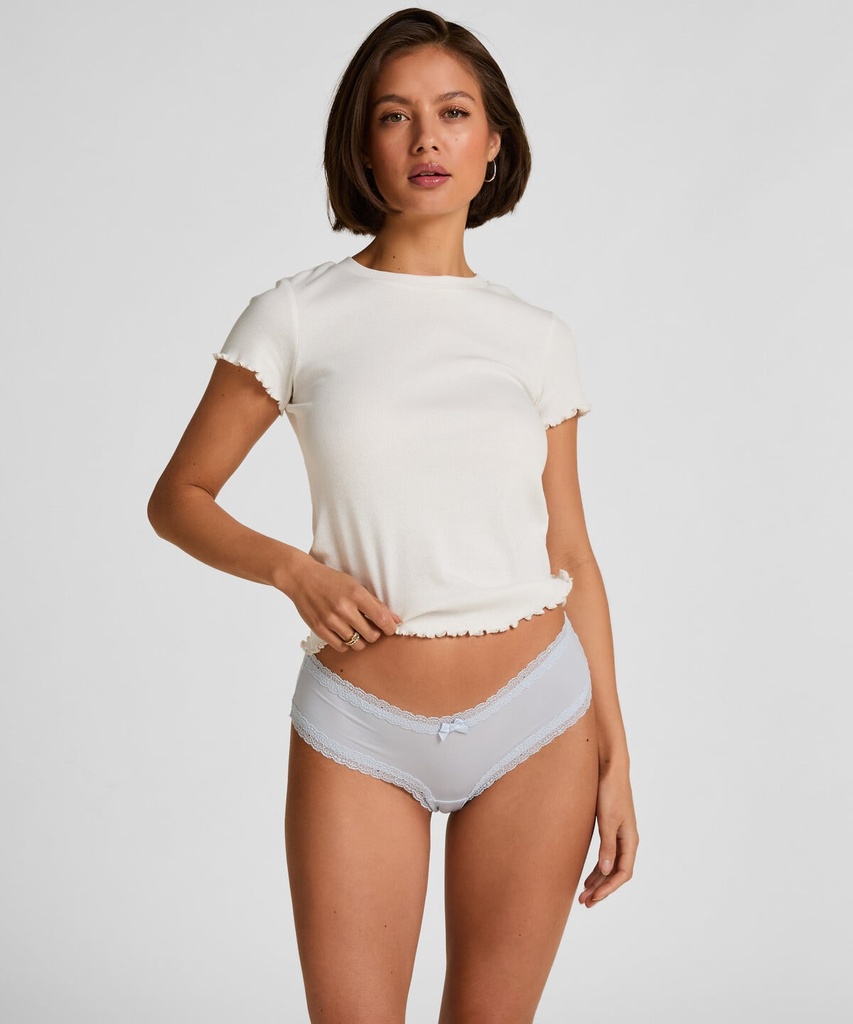 Slip brésilien en forme de V London - Bleu
