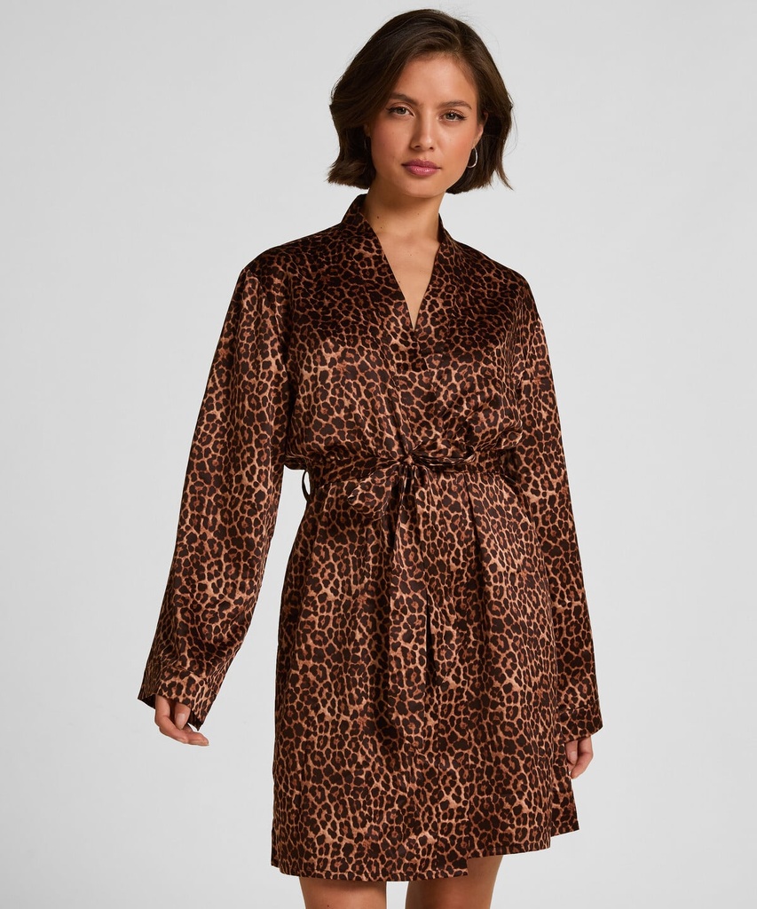 Kimono Satin - Noir