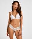 Slip brésilien V-shape Mesh - Blanc
