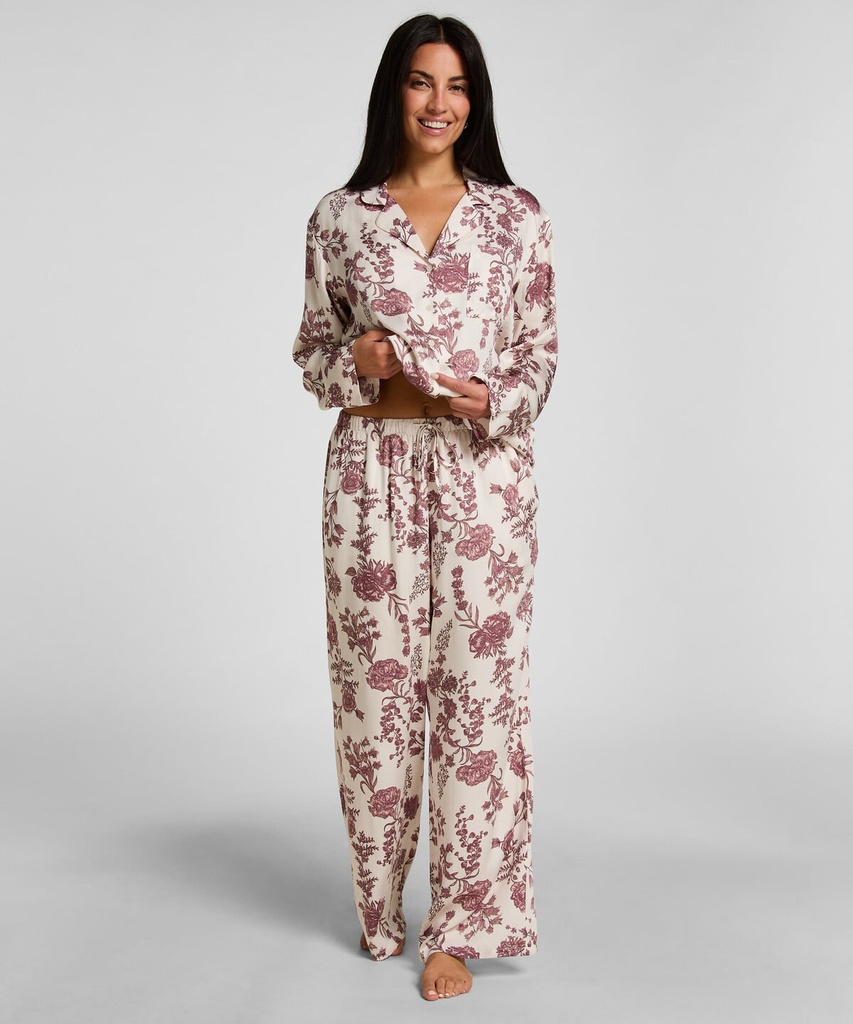 Pantalon de Pyjama Woven Print - Beige