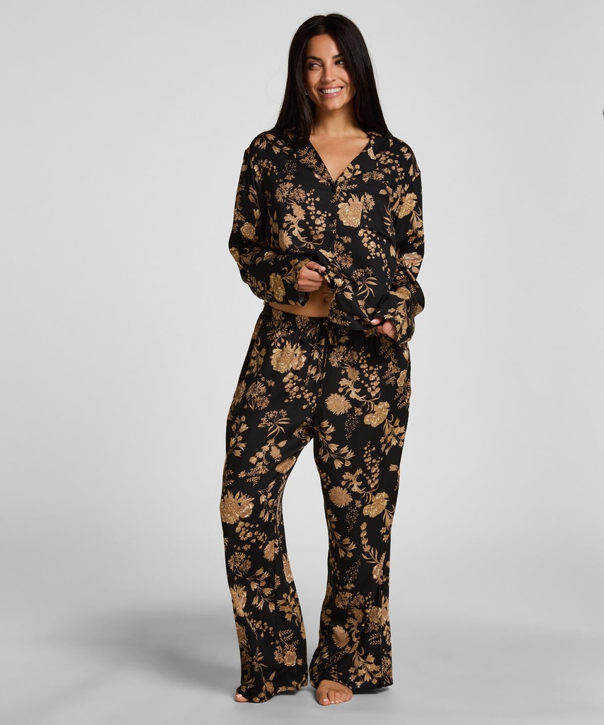 Pantalon de Pyjama Woven Print - Noir