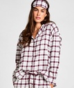 Ensemble Pyjama avec Masque de Nuit - Blanc