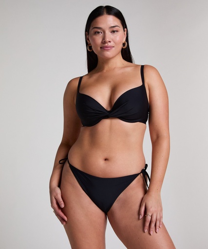 Bas de bikini Luna Cheeky - Noir