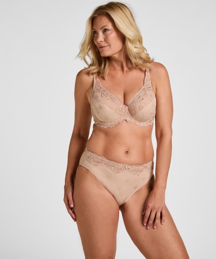 Slip taille haute Diva - Beige