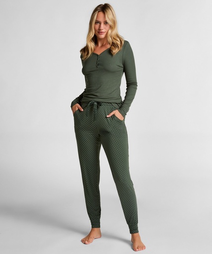 Pantalon de pyjama Jersey - Vert