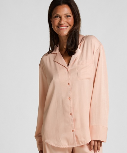 Veste à manches longues Satin Ayla - Orange