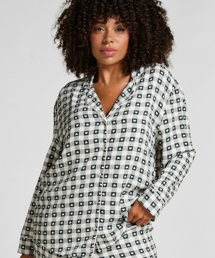 Pyjama en sergé - Vert