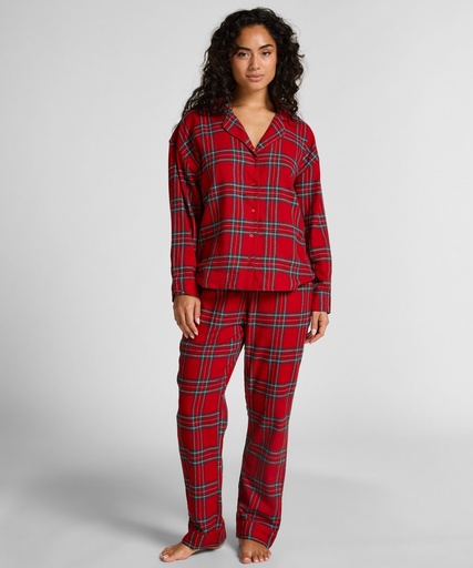 Haut de Pyjama Flanel - Rouge