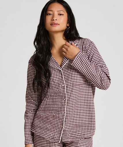 Haut de pyjama Flanel Essentials - Violet