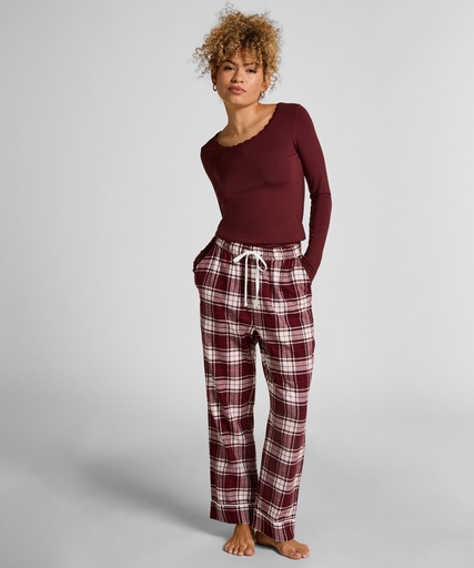 Pantalon de Pyjama Flanel - Prune
