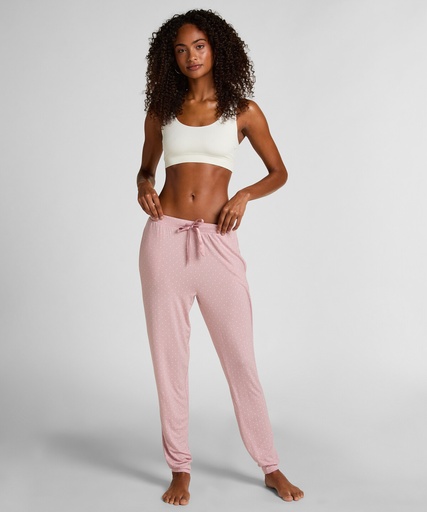Pantalon de pyjama Jersey - Mauve pâle