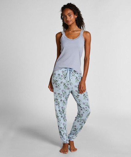 Pantalon de pyjama Jersey - Bleu poudré