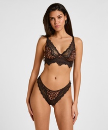 String Taille Haute Gabrielle - Noir, Noir, coloris