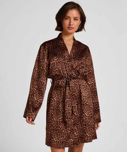 Kimono Satin - Noir