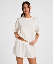 Pyjama set de coton - Blanc, Blanc, coloris