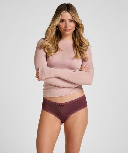 Slip brésilien en forme de V London - Violet