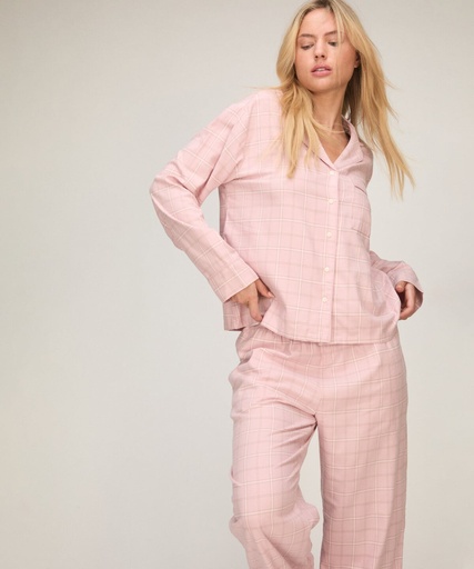 Chemise de pyjama Woven - Rose