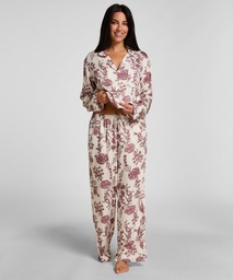 Pantalon de Pyjama Woven Print - Beige, Beige, coloris