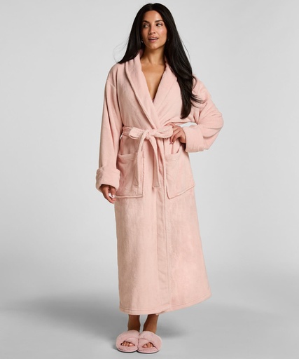 Peignoir en polaire douce - Rose