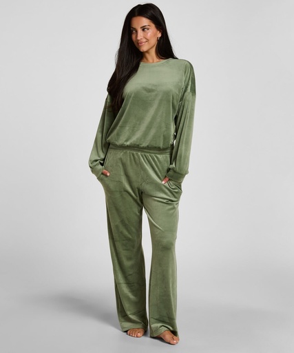 Ensemble Pyjama Velours - Vert