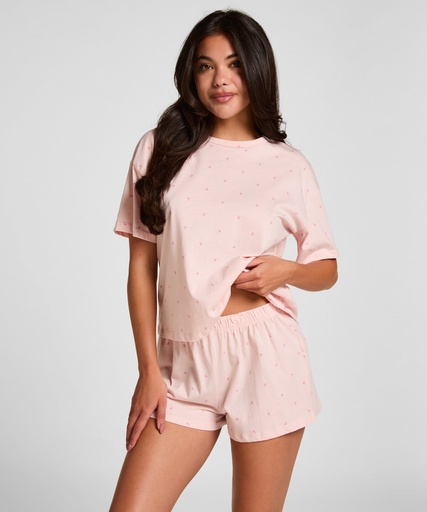Ensemble de pyjama en coton - Rose