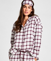 Ensemble Pyjama avec Masque de Nuit - Blanc, Blanc, coloris