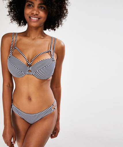 Straps & Stripes Rio Bikini Bottoms - Blue
