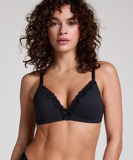 Soutien-gorge sans armatures préformé Lola - Noir
