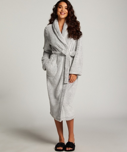 Peignoir Fleece - Gris acier