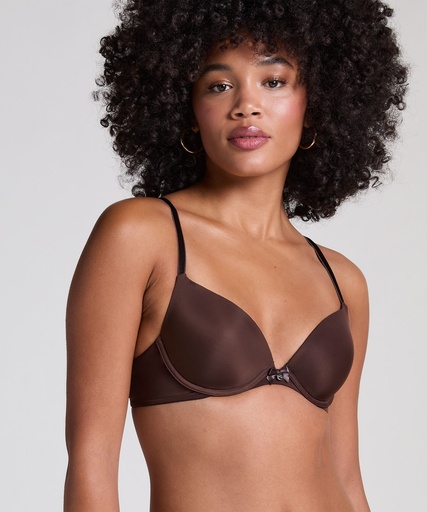Soutien-gorge à armatures préformé Plunge - Marron