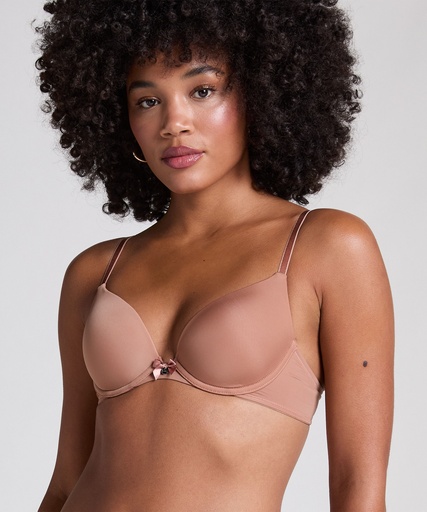 Soutien-gorge à armatures préformé Plunge - Marron
