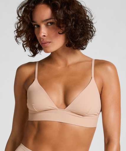 Triangle Brassière Smooth - Beige